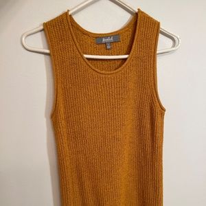 Gold/ Yellow Knit Tank Top